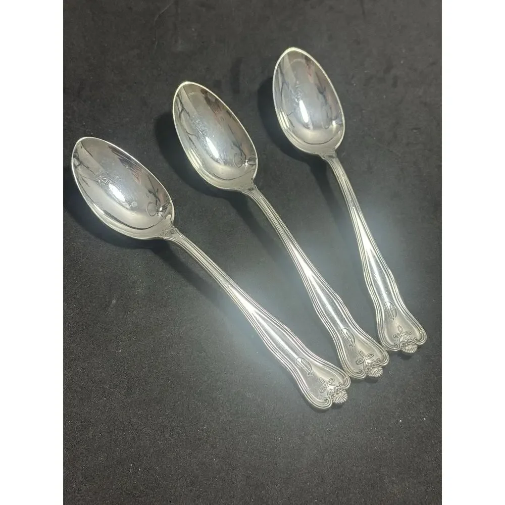Priscilla by Frank Smith 3 Sterling Silver Teaspoons 5 3/4
